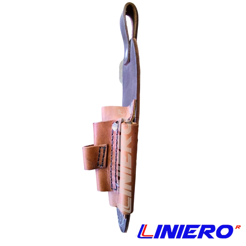 CARTUCHERA LINIERO CON REMACHES CAFE - Imagen 2
