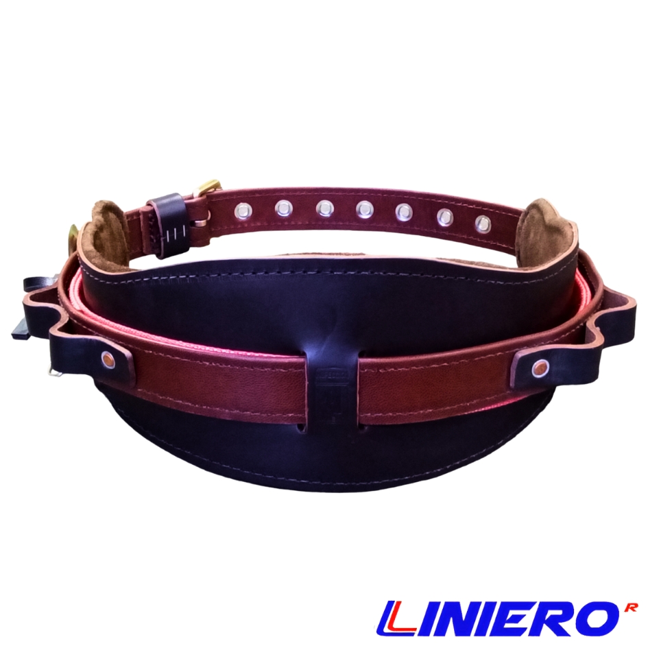 CINTURÓN LINIERO DE CUERO 7″ ANCHO