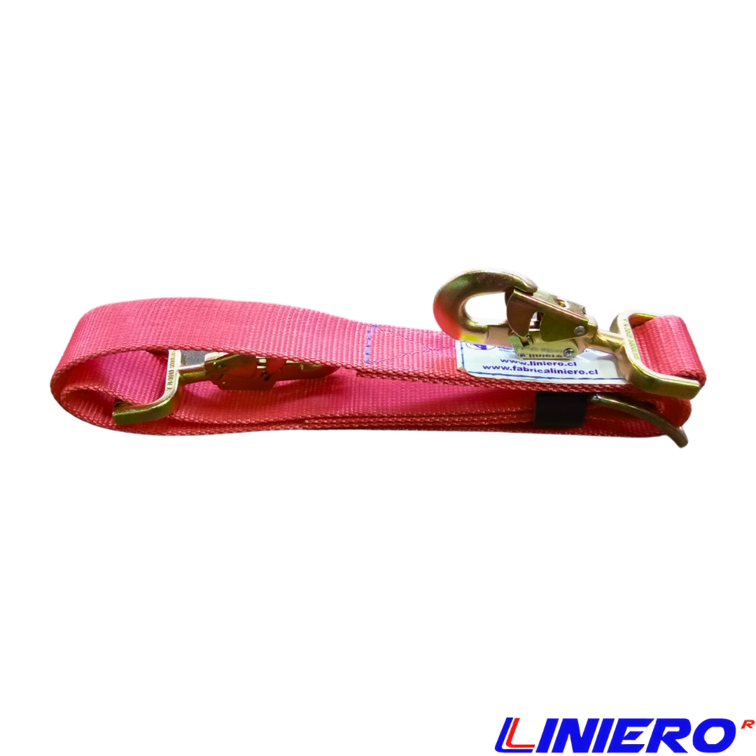 ESTROBO LINIERO DE CINTA 2″X1.80 MTS. ROJO