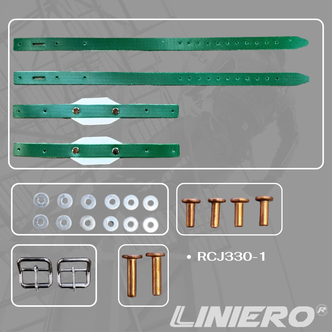 JUEGO CORREAS DOBLE VERDES P/TREPADERA