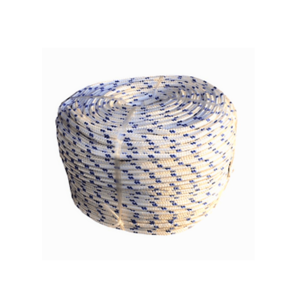 CORDEL PERLON TRENZADO 5/8″ O 16 MM. (ROLLOS 200 MTS.)