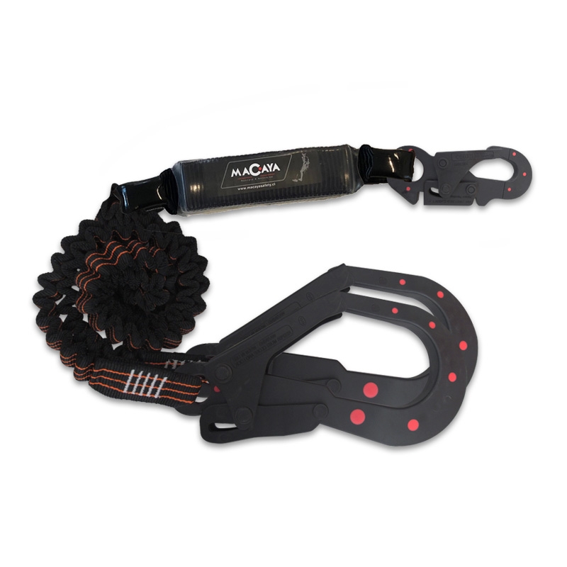 AMORTIGUADOR EN Y CINTA TUBULAR GANCHO ESCALA DIELECTRICO (MACAYA)