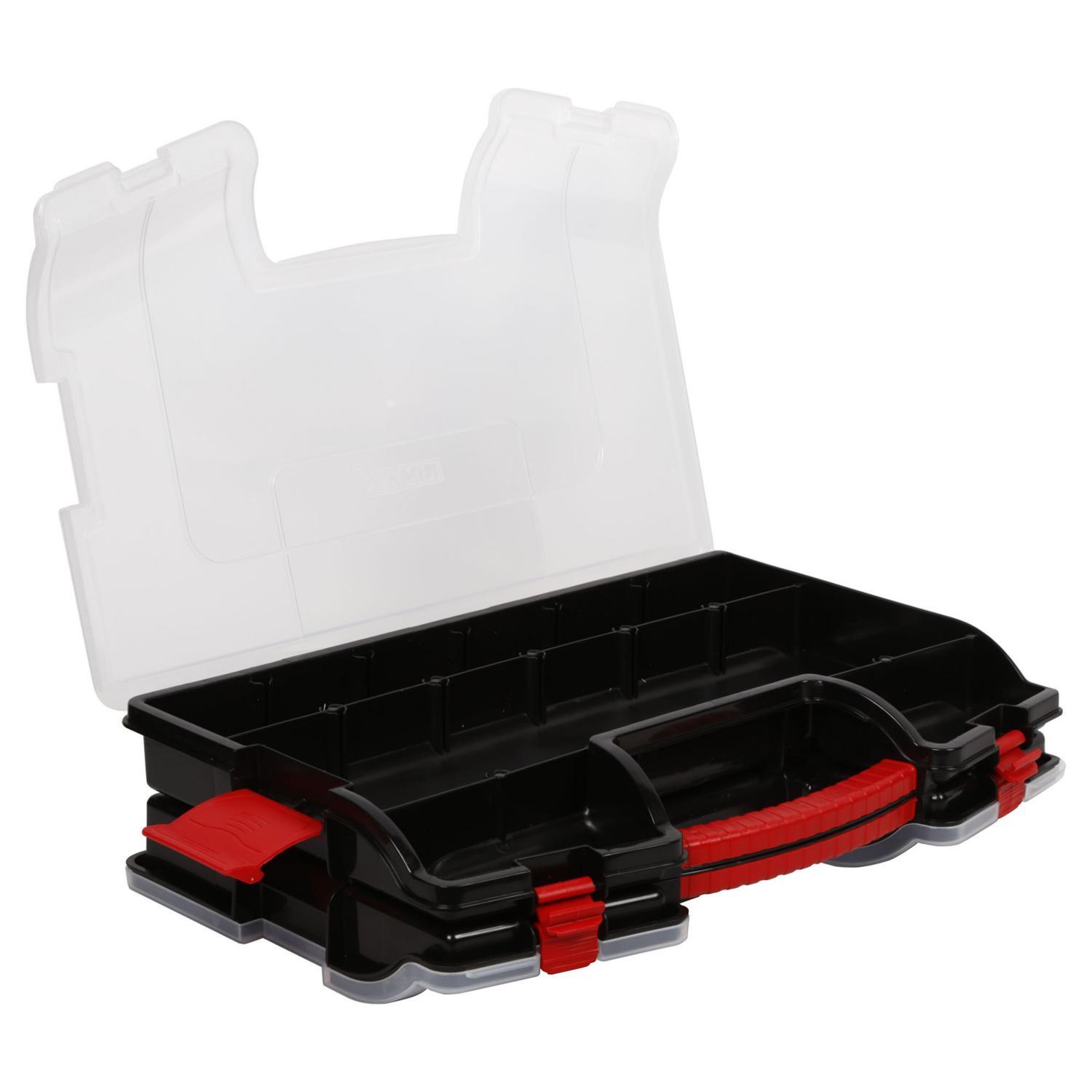 CAJA HERRAMIENTAS PLASTICA 30 COMPARTIMIENTOS 37.3X8.5X25 CMS. REDLINE - Imagen 4