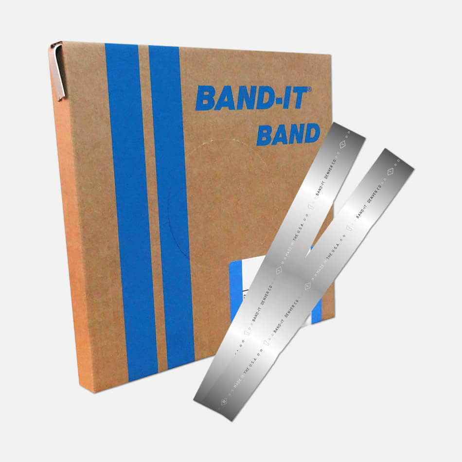 FLEJE ACERO INOX. 1/2″X30MT.X0.75MM. 201 BAND-IT