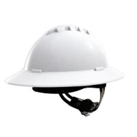 CASCO ALA ANCHA BLANCO LIBUS CON ARNES Y BARBIQUEJO DE 2 PUNTAS