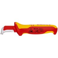 CUCHILLO PELACABLE PUNTA CHATA P/1000V (9855) KNIPEX