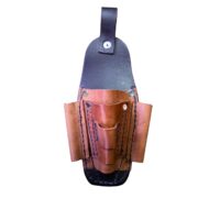 CARTUCHERA LINIERO CON REMACHES CAFE