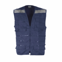 CHALECO GEOLOGO POPLIN AZUL